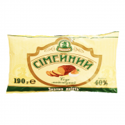 Соус майонезний "Сімейний" 40% ТМ Жирнов ФІЛ-ПАК 190г 30шт.ящ.